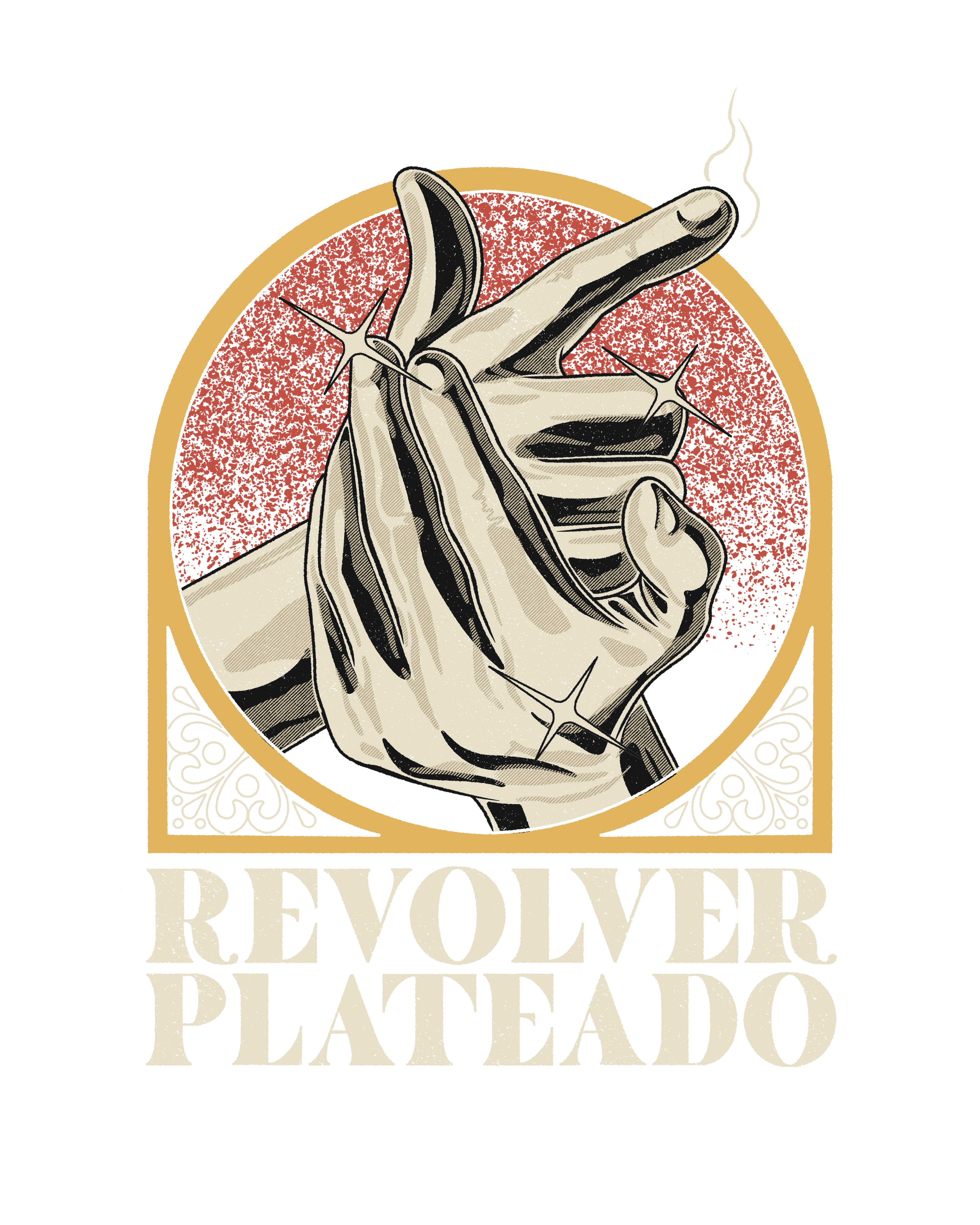 logo Revólver Platado by Willarz